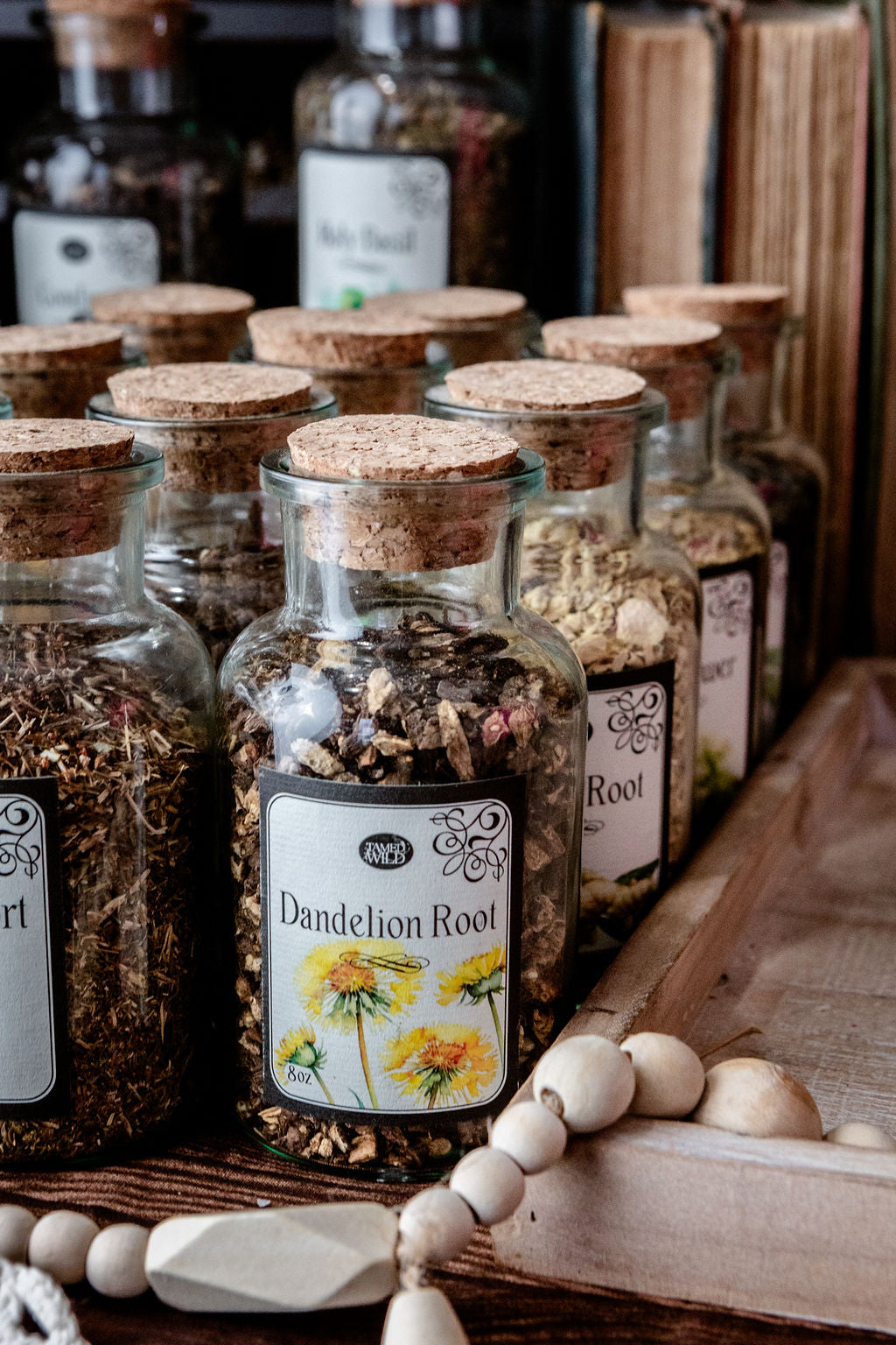 魔女の棲む森 ～jazz & botanical～     dried-botanical swag Magickal Herbs Altar Jars – Tamed Wild
