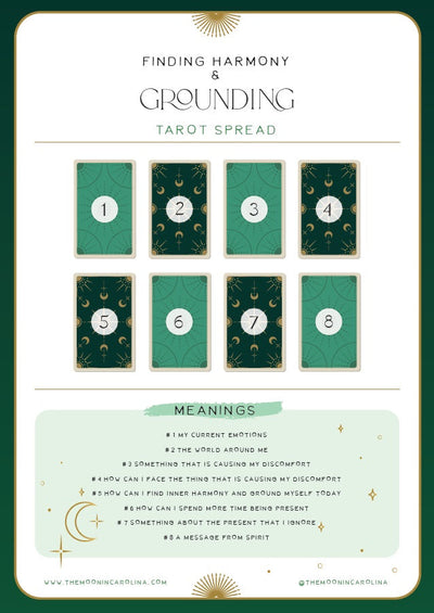 Harmony & Grounding Tarot Spread
