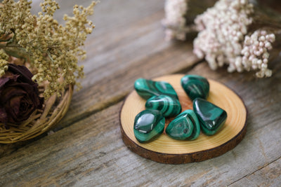 Malachite Tumbled