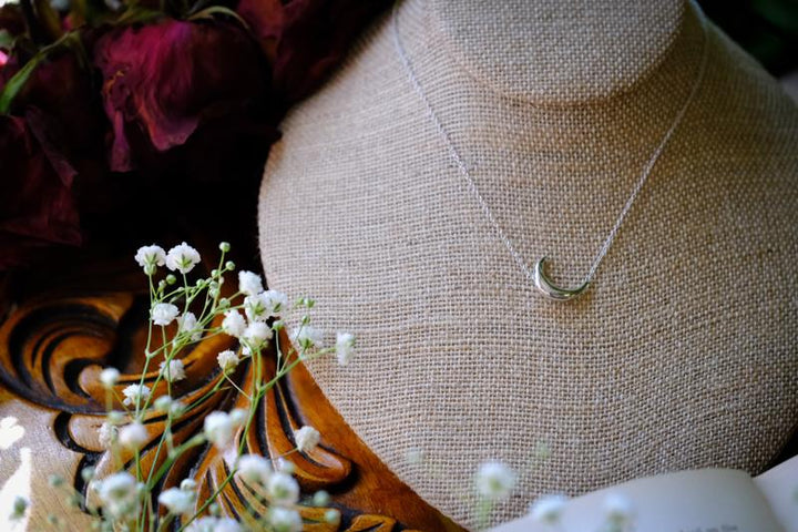 Silver Moon Necklace