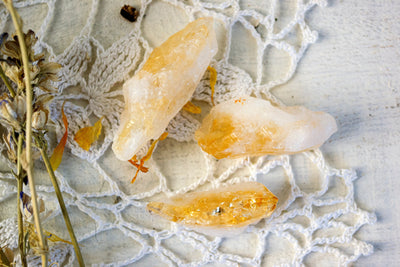 Citrine, Tumbled (4 Pieces)