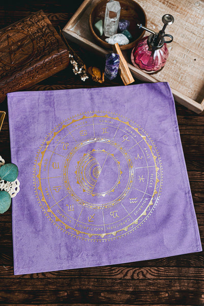 Zodiac Altar Cloth (Lavender)