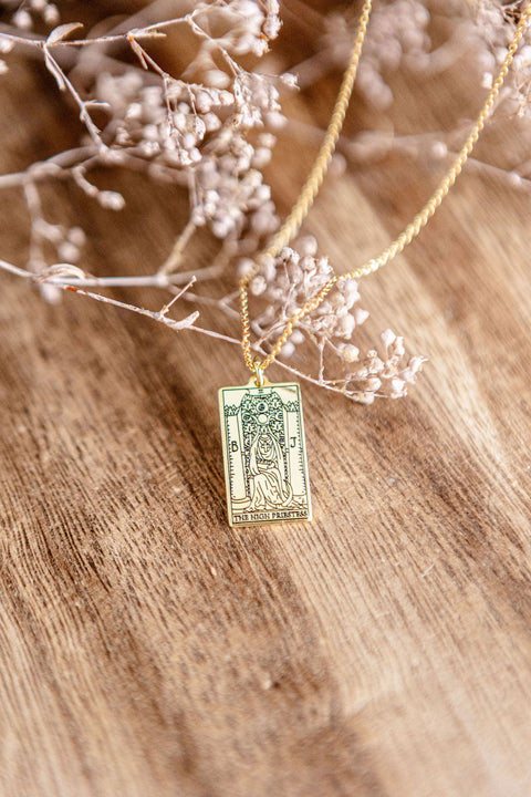 The High Priestess Tarot Necklace