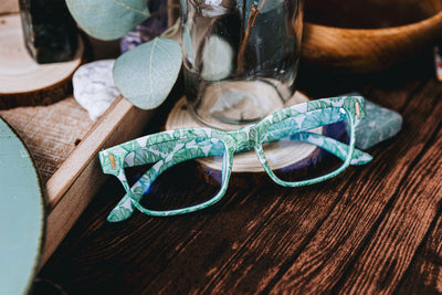 Lush Leaf Glasses