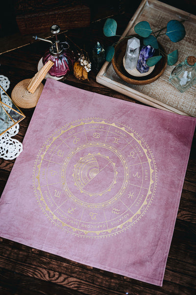 Zodiac Altar Cloth (Dusty Rose)