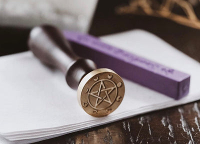 Pentacle & Moon Phase Wax Seal Kit